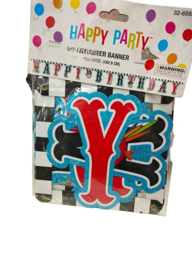 PARTY FAVOURS LETTER BANNER
