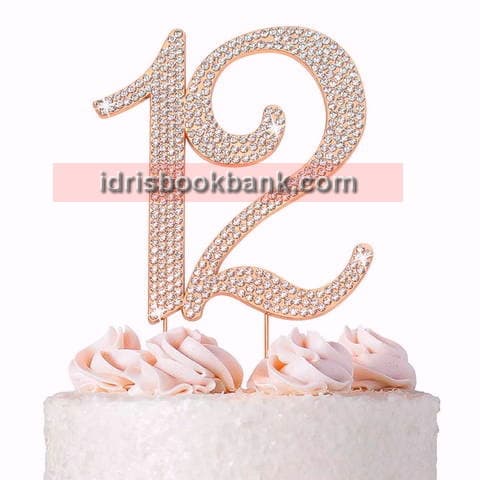BIRTHDAY CAKE TOPPER MIX W30 12
