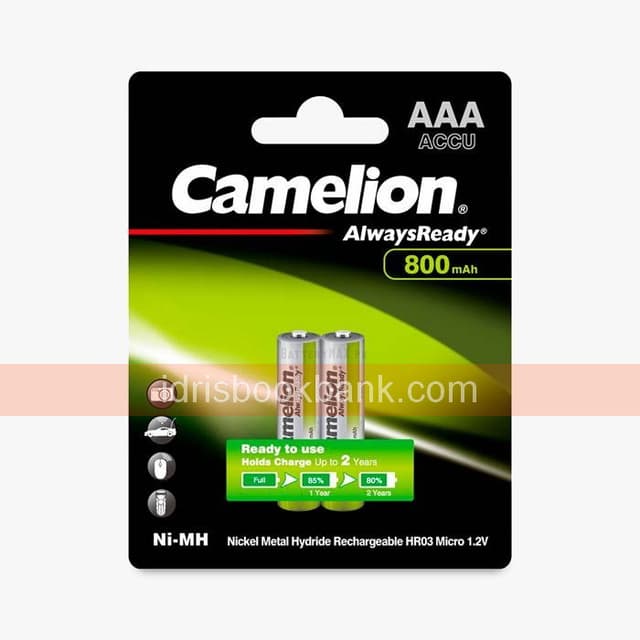 CAMELION ALWAYS READY 800 MAH AA 2 CELLS PACK