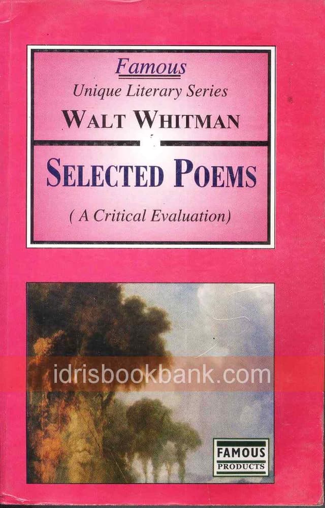 FAMOUS CS SELECTED POEMS WALT WHITMAN