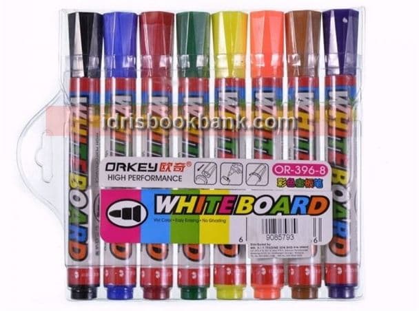 WHITE BOARD MARKER SET NO OR-396-8