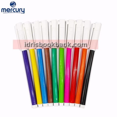 MERCURY FIBER TIP MARKER COLOUR 24 PCS PACK