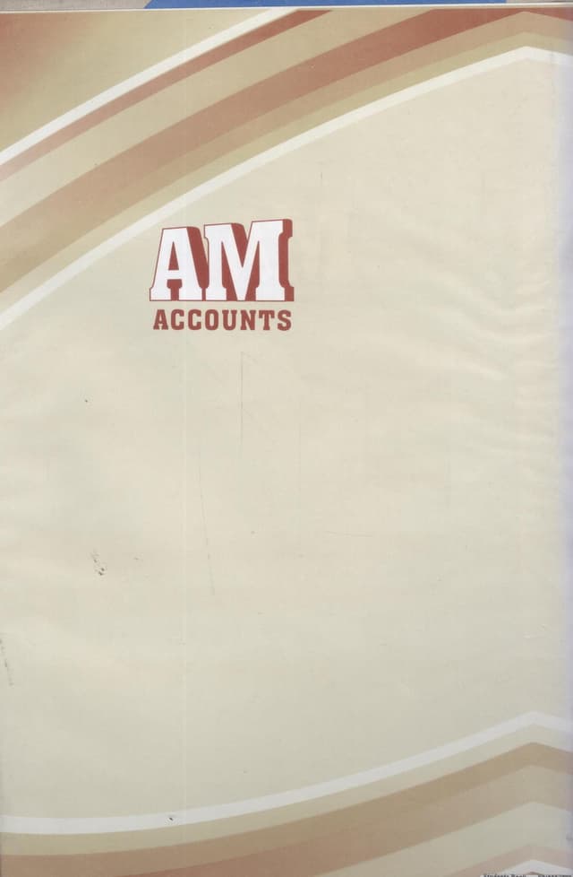 AM ACCOUNTS CASH BOOK URDU NO 3