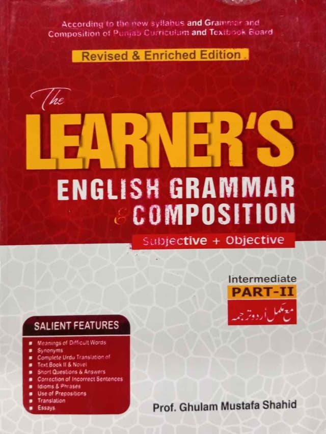 THE LEARNERS ENG GRAMMAR AND COMP 12