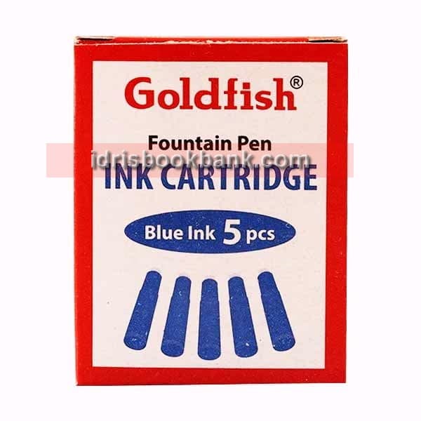 GOLDFISH FOUNTAIN PEN INK CARTRIDGE BLUE