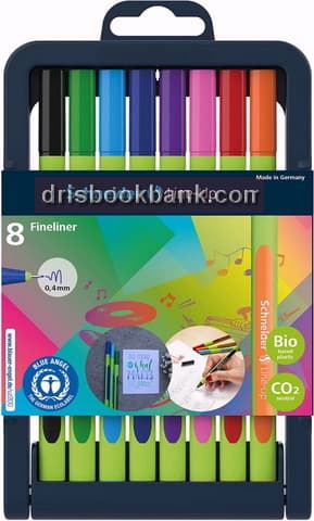 SCHNIDER LINE UP FINELINER 8 PCS PACK