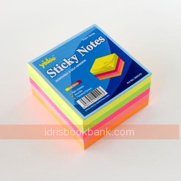 YIDOO STICKY NOTES A 04 3 X 4 INCH
