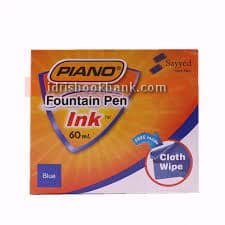 PIANO FOUNTAIN PEN INK 60 ML BLUE