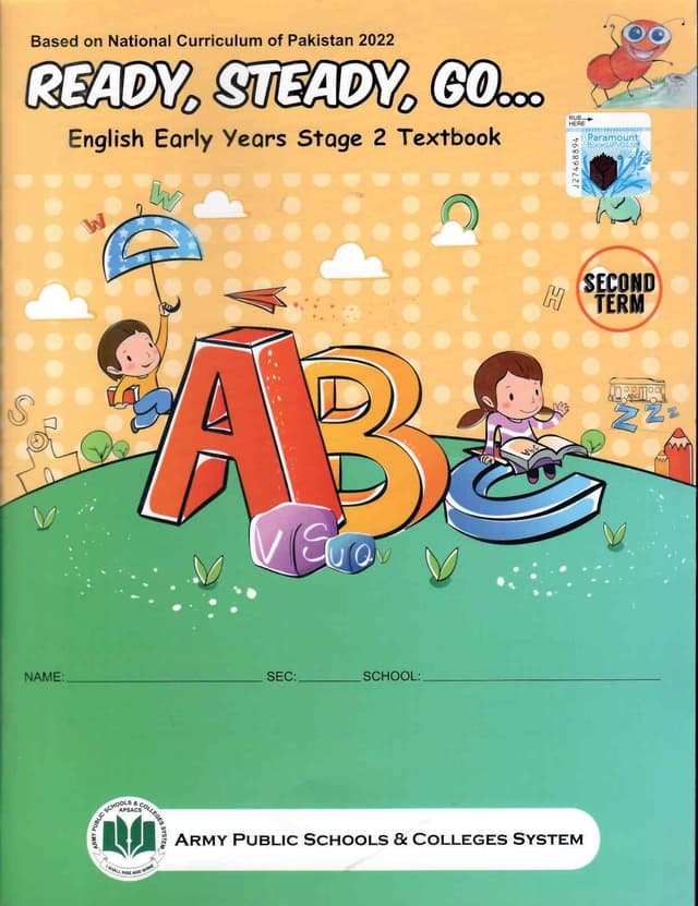 READY STEADY GO ENGLISH KG EARLY YEAR 2 TERM 2