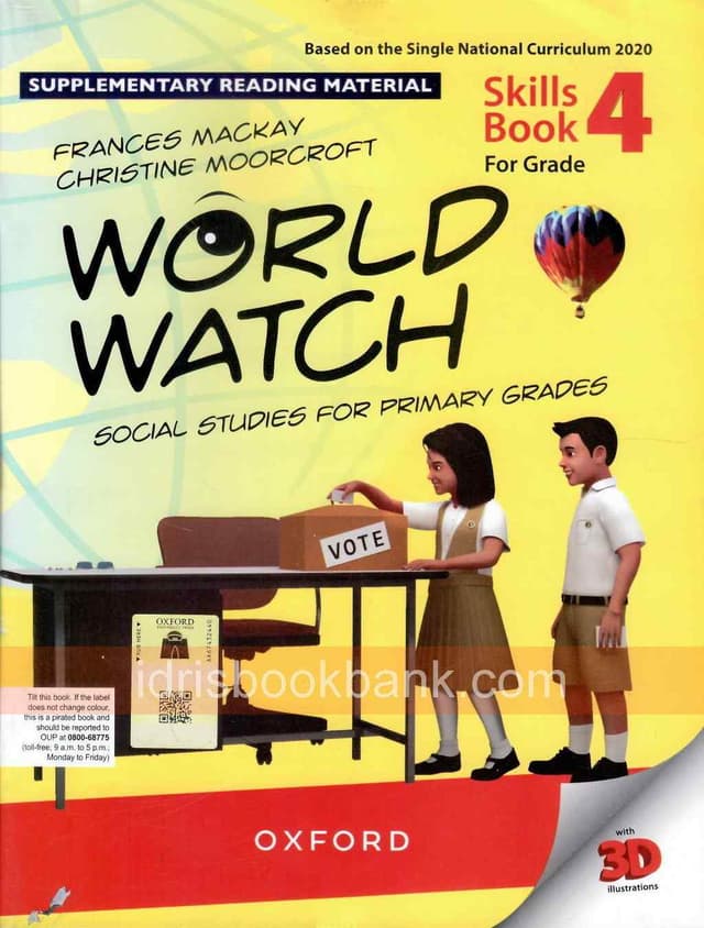 OXFORD WORLD WATCH SOCIAL STUDIES SKILLS BOOK 4
