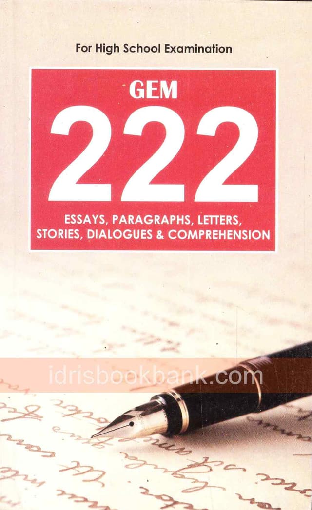 GEM 222 ESSAYS PRAGRAPHS LETTERS