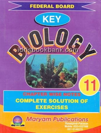 MARYAM KEY TO BIOLOGY MCQS SHORT ANS 11