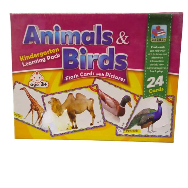 FLASH CARD ANIMALS & BIRDS