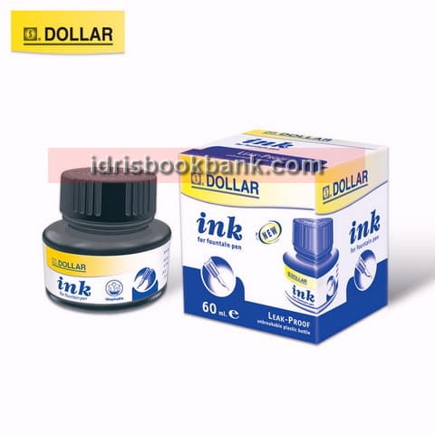 DOLLAR INK FOR FOUNTAIN PEN BLUE 60ML