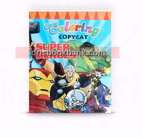 COLOURING COPYCAT SUPER HEROES