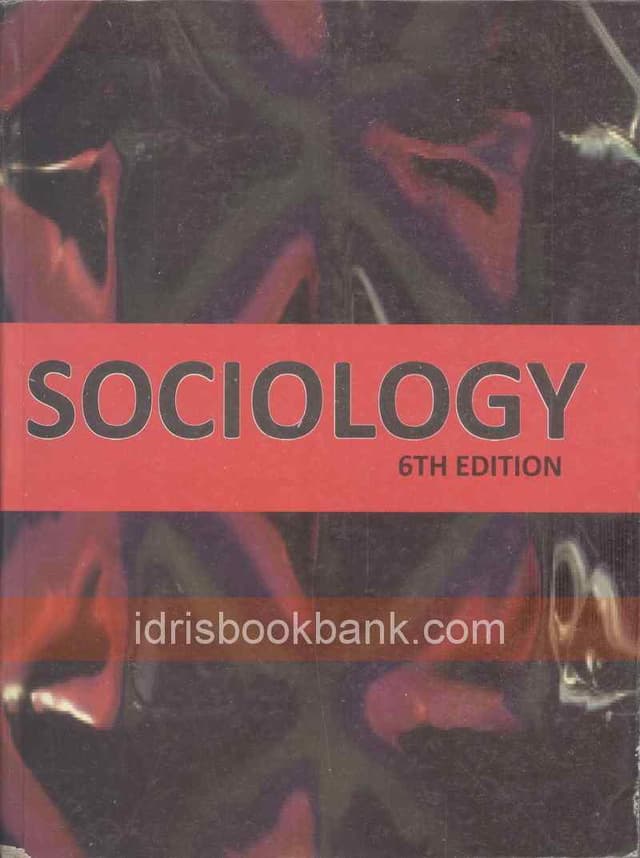SOCIOLOGY 6E