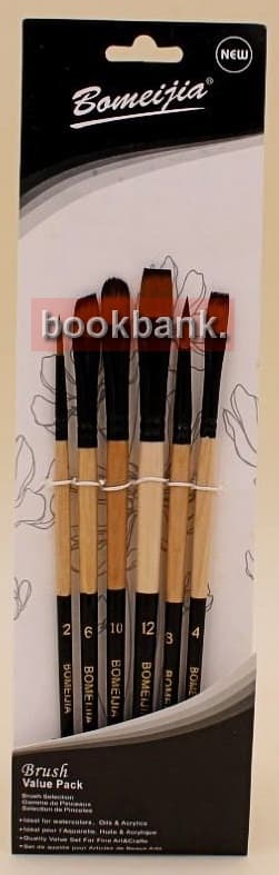 PAINT BRUSH A0002M 6PCS