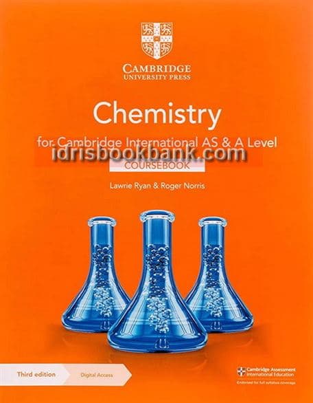 CAMBRIDGE CHEMISTRY INTERNATIONAL AS & A LEVEL COURSE BOOK 3E *