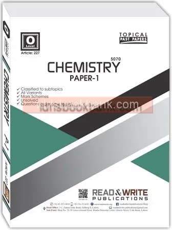 ARTICLE 227 CHEMISTRY O LEVEL P1 CLASSIFIED MCQ