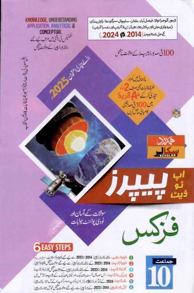 HAMDARD MODEL PAPER PHYSICS 10 UM