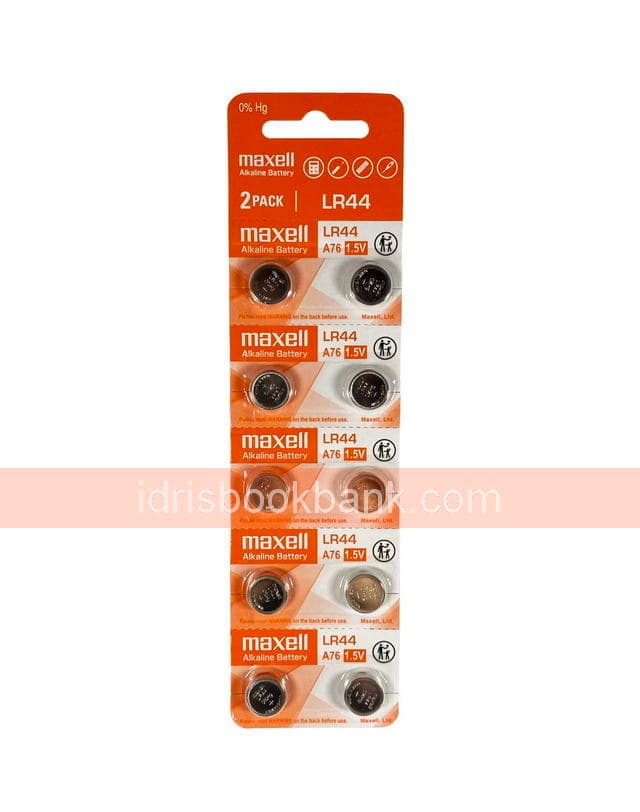 MAXELL ALKALINE BATTERY LR44