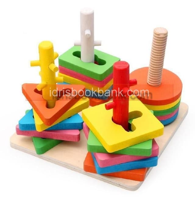 WOODEN BEAR SET COLUNM 9413-28