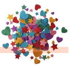 GLITTER FOMIC STICKER