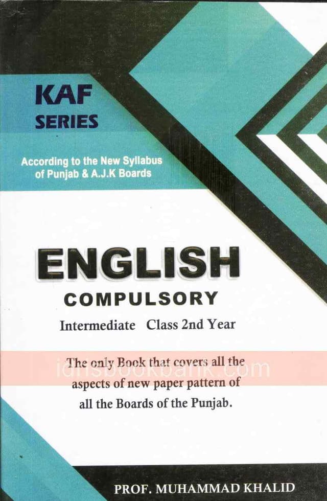 AZEEM KAF SERIES ENGLISH COMPULSORY 12