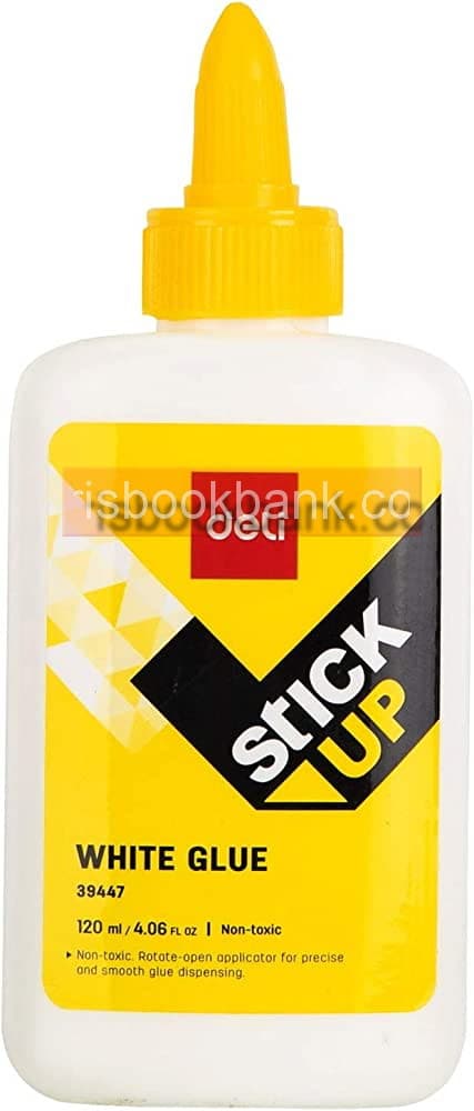 DELI WHITE GLUE 120ML STICK UP NO 39447