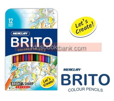 BRITO COLOURED PENCILS 12PCS