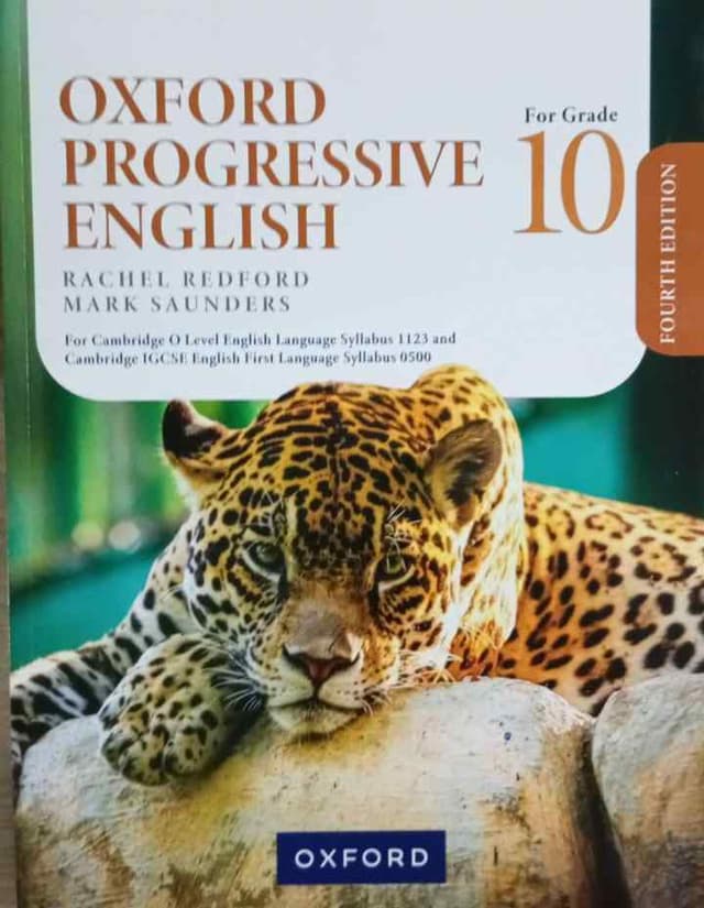 OXFORD PROGRESSIVE ENGLISH BOOK 10