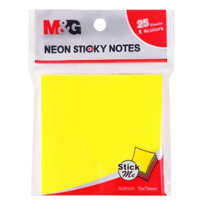 M&G NEON STICKY NOTES YS-184