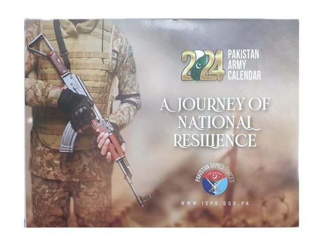 ARMY TABLE CALENDAR 2024