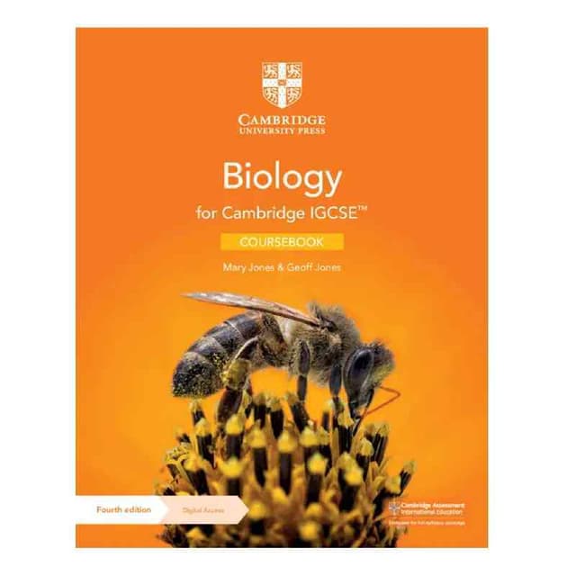CAMBRIDGE IGCSE BIOLOGY COURSE BOOK 4E