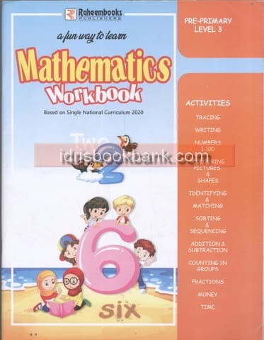 A FUN WAY TO LEARN MATHEMATICS WORK BOOK PRE PRIMARY LEVEL 3