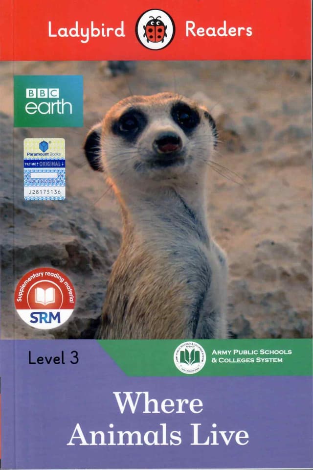 LADYBIRD READERS WHERE ANIMALS LIVE LEVEL 3