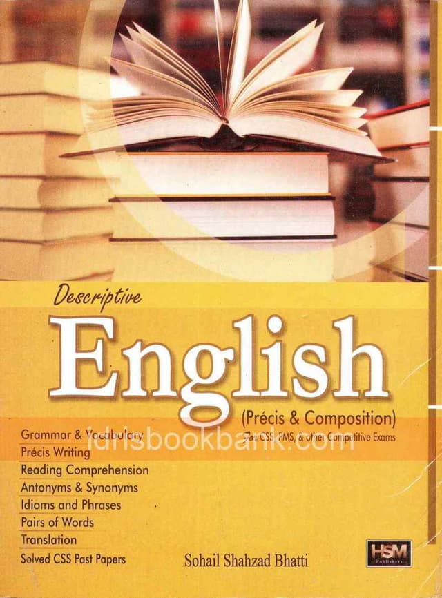 DESCRIPTIVE ENGLISH PRECIS & COMPOSITION (SR)