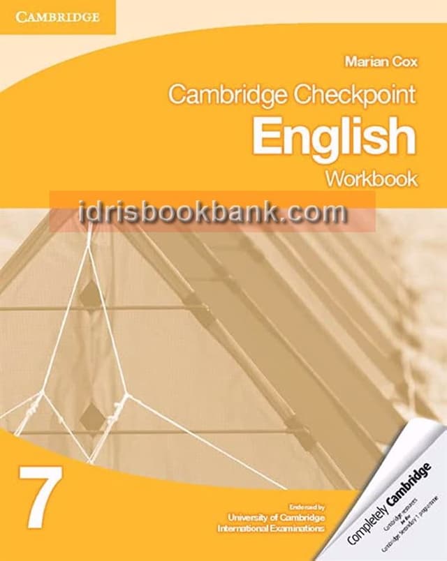 CAMBRIDGE CHECKPOINT ENGLISH WORK BOOK 7