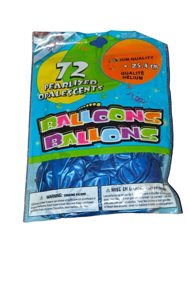 BALLOONS PEARLIZED 72PCS