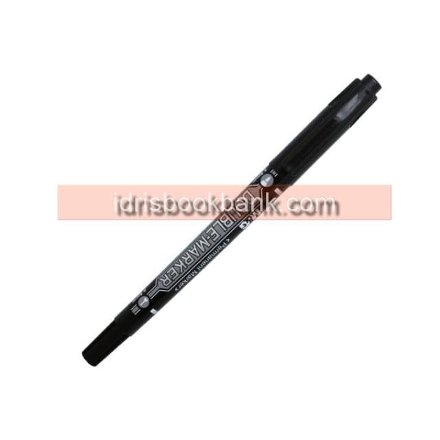 M&G DOUBLE PERMANENT MARKER BLACK