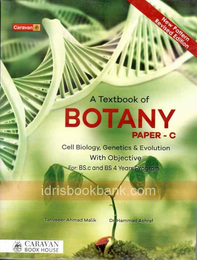 CARAVAN A TEXTBOOK OF BOTANY PAPER C