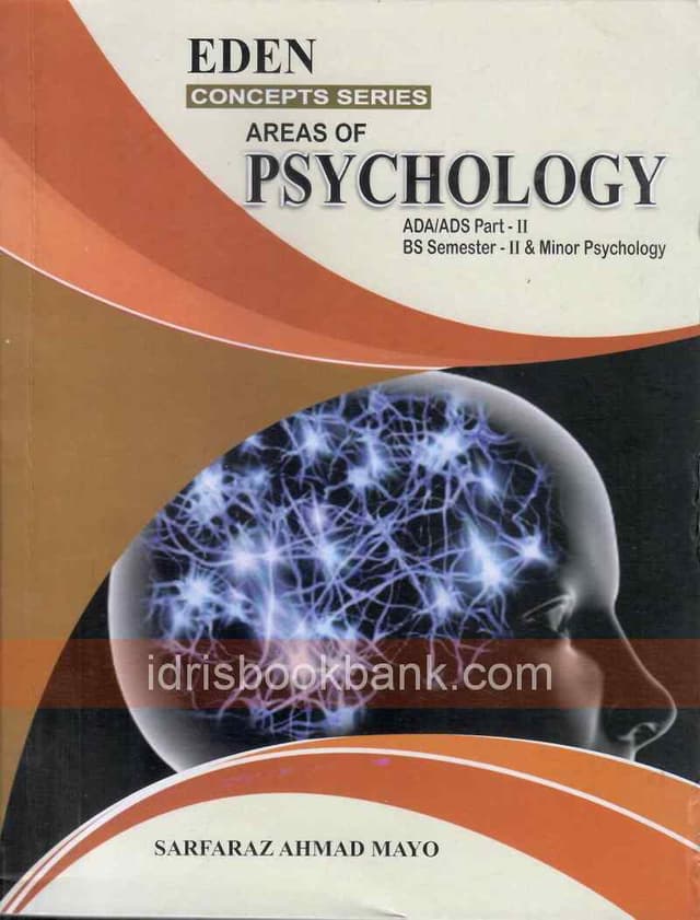 EDEN AREAS OF PSYCHOLOGY BS 2