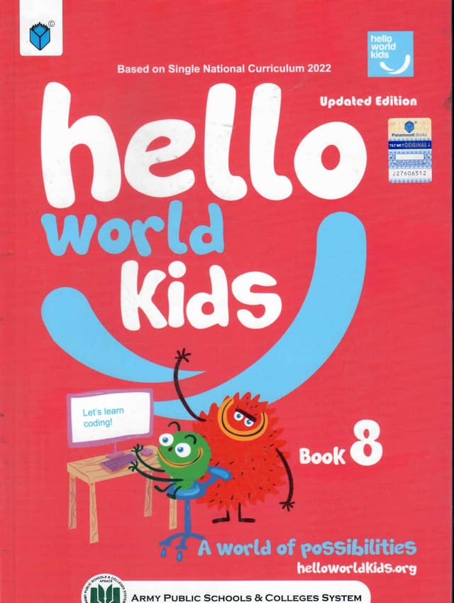 HELLO WORLD KIDS BOOK 8 UPDATED