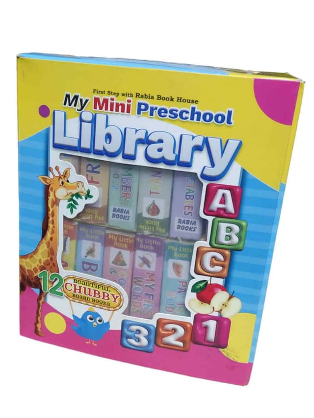MY MINI PRESCHOOL LIBRARY 12 BOARD BOOKS SET