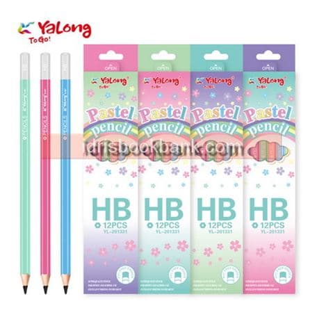 YALONG LEAD PENCIL PASTEL COMFORTABLE EASY GRIP NO YL201331