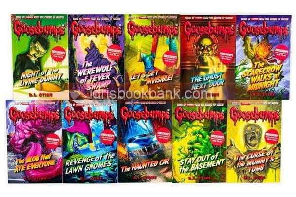 GOOSEBUMPS SERIES SET 10 BOOKS