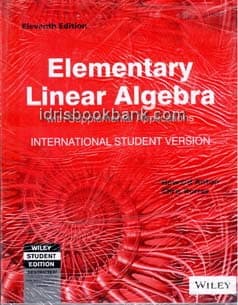 ELEMENTARY LINEAR ALGEBRA 11E