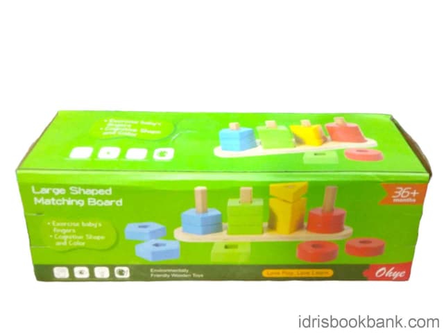WOODEN SHAPED MATCHING BOARD NO ST4924