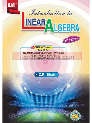 ILMI INTRODUCTION TO LINEAR ALGEBRA BS-4YEAR 2ND EDITION