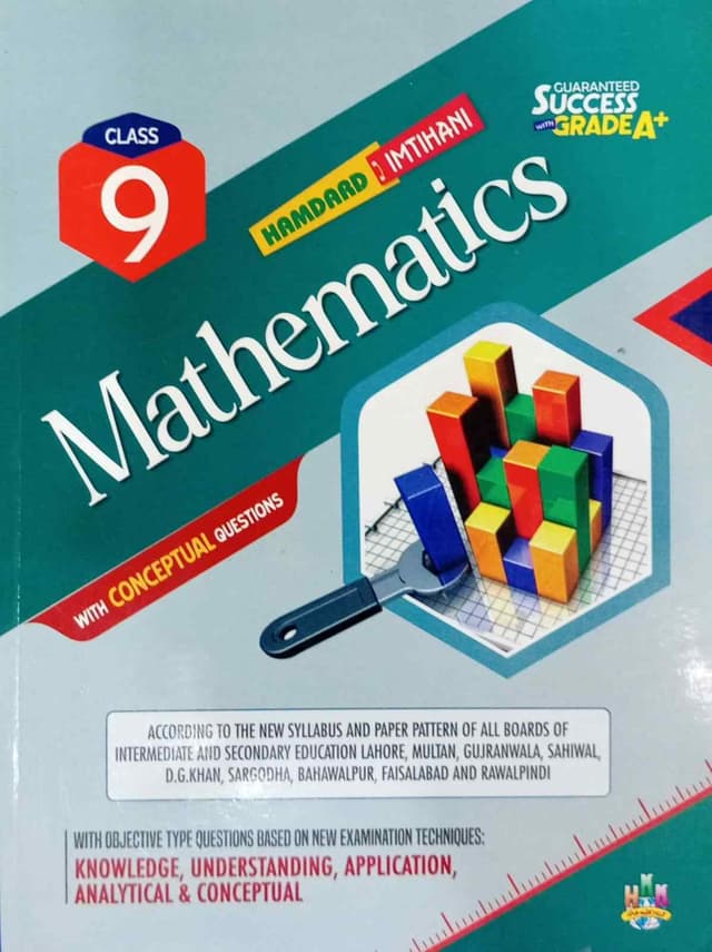 HAMDARD KEY TO MATHEMATICS SCIENCE GROUP 9